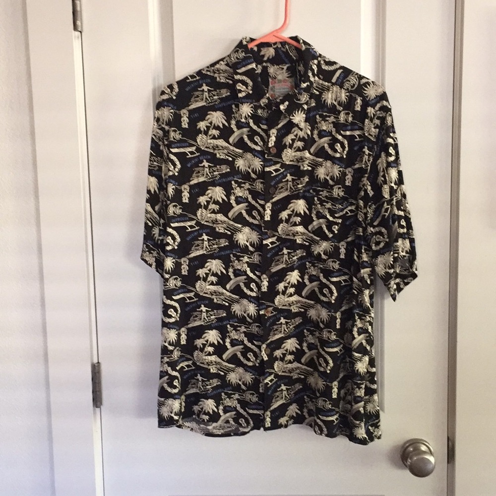 Reyn Spooner 100% Spun Rayon Hawaiian Shirt
